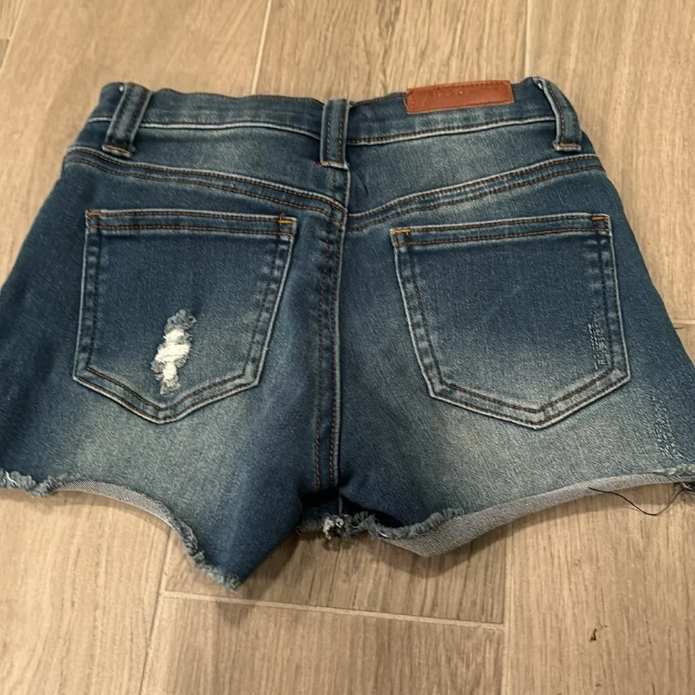 Pinc Girls Blue Jean Shorts Size 8